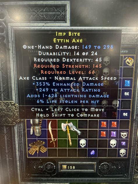diablo 2 resurrected max sockets.